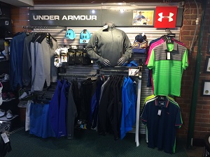 Under armour sale golf display